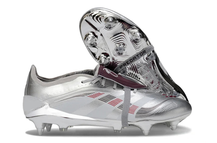 Adidas Predator Elite FG Soccer Cleats – Silver Metallic / Core Black Limited Pack Bestpricedcleats