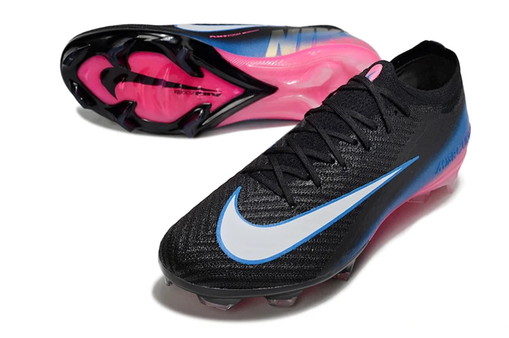 Nike Air Zoom Mercurial Vapor Elite FG Soccer Cleats – Black / Hyper Pink / Blue Performance Pack Bestpricedcleats