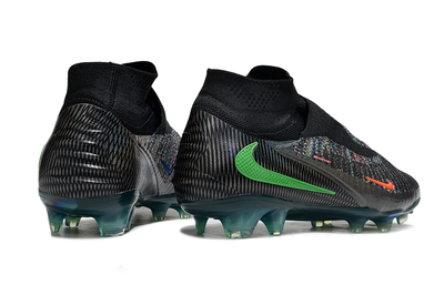 Nike Phantom 6 Elite FG Soccer Cleats – Black / Metallic Gold / Emerald Shadow Edition Cleats