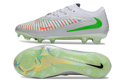 Nike Phantom 6 Elite Low-Cut FG Soccer Cleats – White / Volt / Silver Speed Edition Cleats