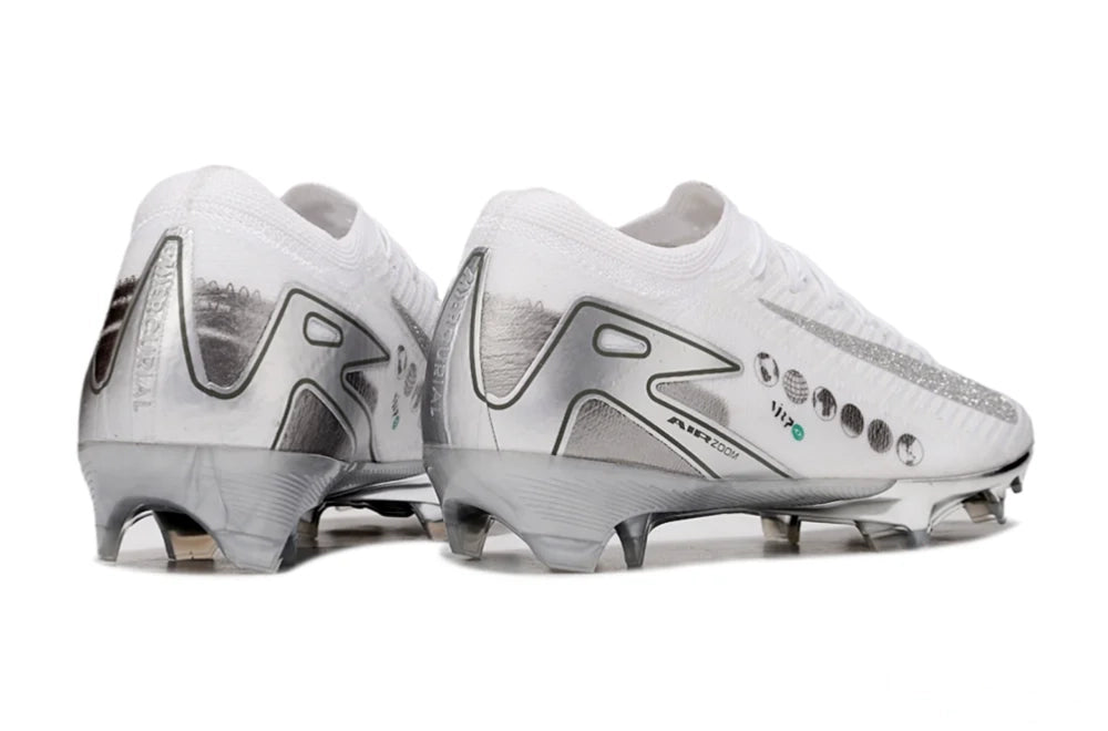 Nike Air Zoom Mercurial Vapor 16 Elite FG Soccer Cleats – Chrome Silver / Black Shadow Pack Bestpricedcleats