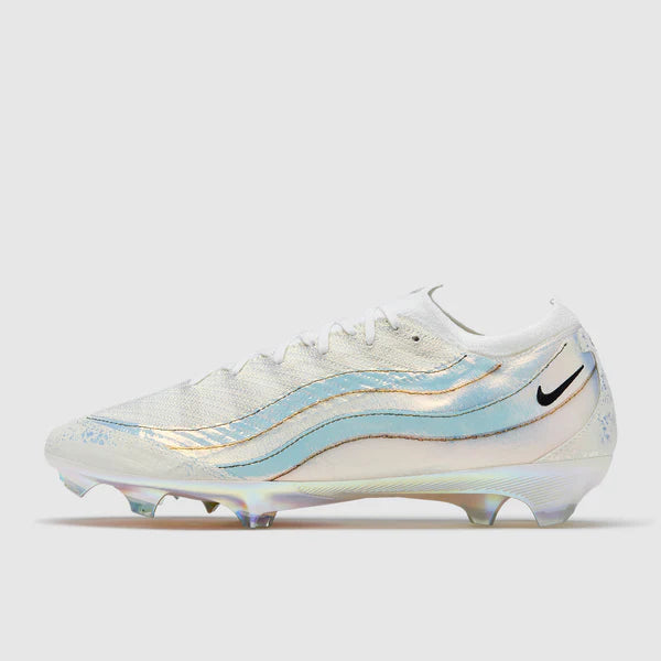 Nike Mercurial Vapor 16 Elite FG Soccer Cleats – Ice Blue / White / Gold Accent Edition Bestpricedcleats