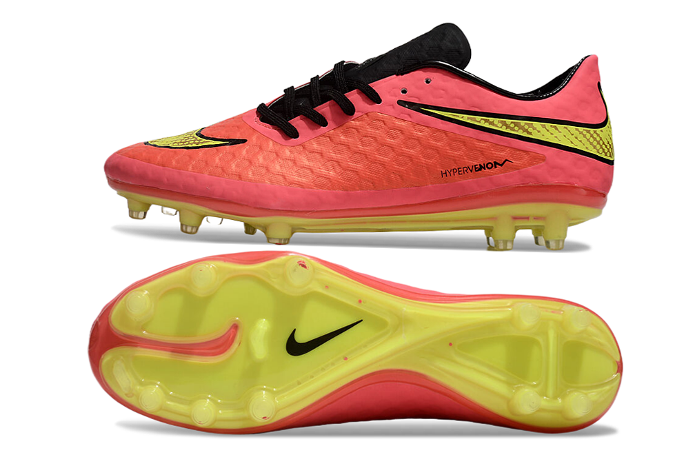 Nike Hypervenom Phantom Elite FG Soccer Cleats – Bright Crimson / Volt / Black Attack Edition CC2