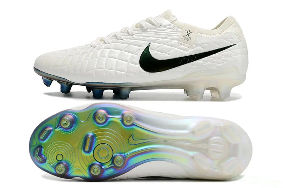 Nike Tiempo Legend Elite FG Soccer Cleats – White / Black Classic Heritage Colorway Bestpricedcleats
