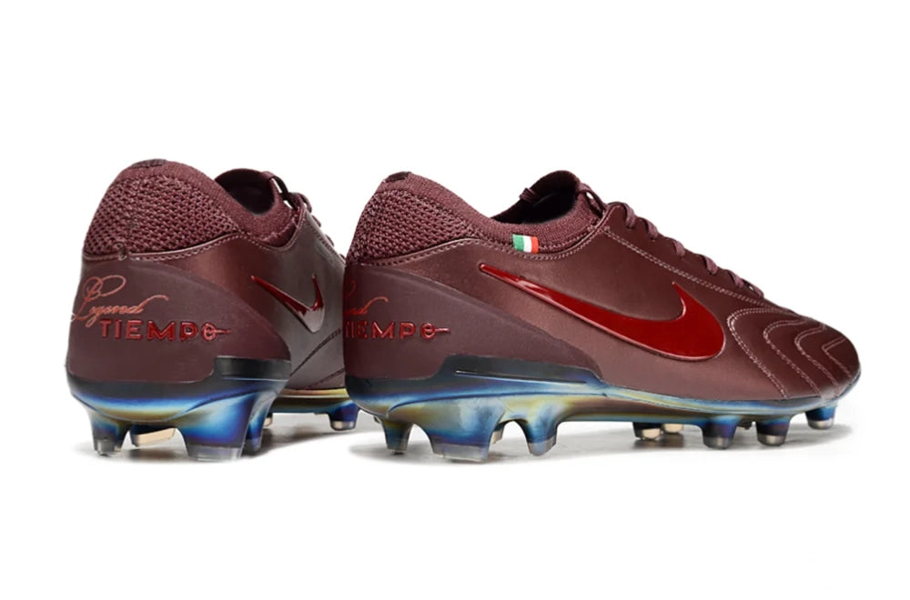 Nike Tiempo Legend 10 Elite FG Soccer Cleats – Burgundy / Metallic Red Premium Edition Bestpricedcleats
