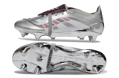 Adidas Predator Elite FG Soccer Cleats – Silver Metallic / Core Black Limited Pack Bestpricedcleats