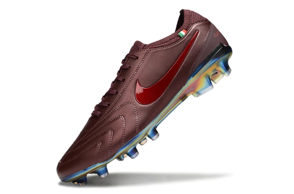Nike Tiempo Legend 10 Elite FG Soccer Cleats – Burgundy / Metallic Red Premium Edition Bestpricedcleats