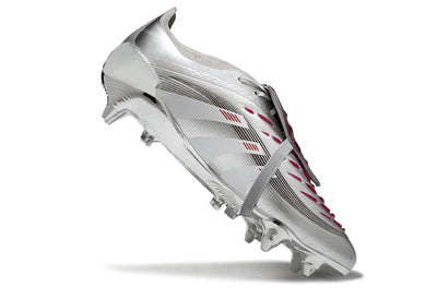 Adidas Predator Elite FG Soccer Cleats – Silver Metallic / Core Black Limited Pack Bestpricedcleats