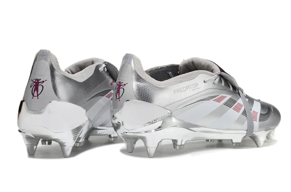 Adidas Predator Elite FG Soccer Cleats – Silver Metallic / Core Black Limited Pack Bestpricedcleats