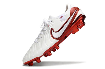 Nike Tiempo Legend 10 Elite FG Soccer Cleats – White / University Red Performance Pack Bestpricedcleats